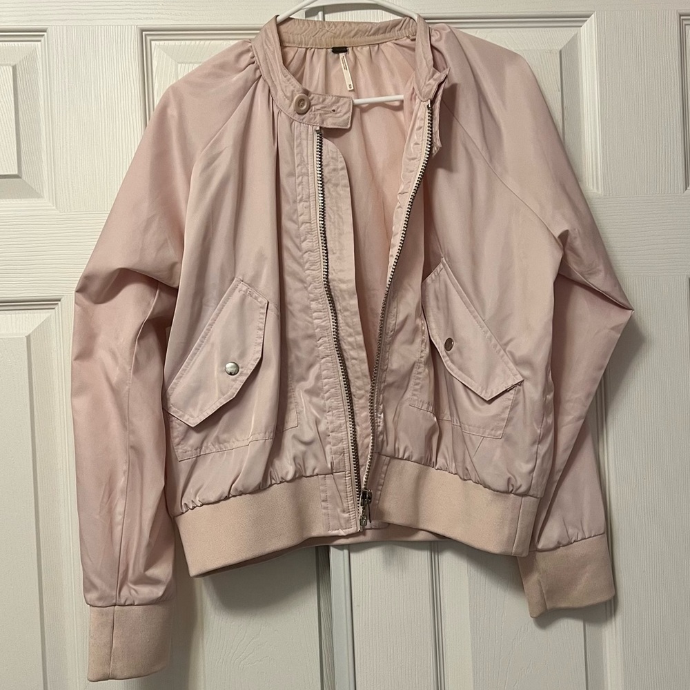 Free People Midnight Bomber Jacket